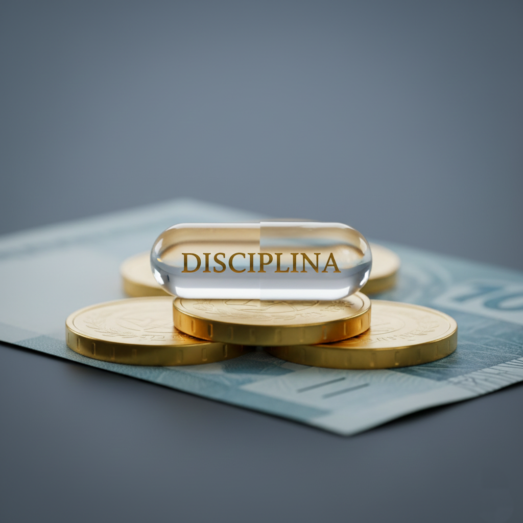 O rémedio para a ansiedade e preço psicológico. disciplina para planejamento finaceiro 2026.