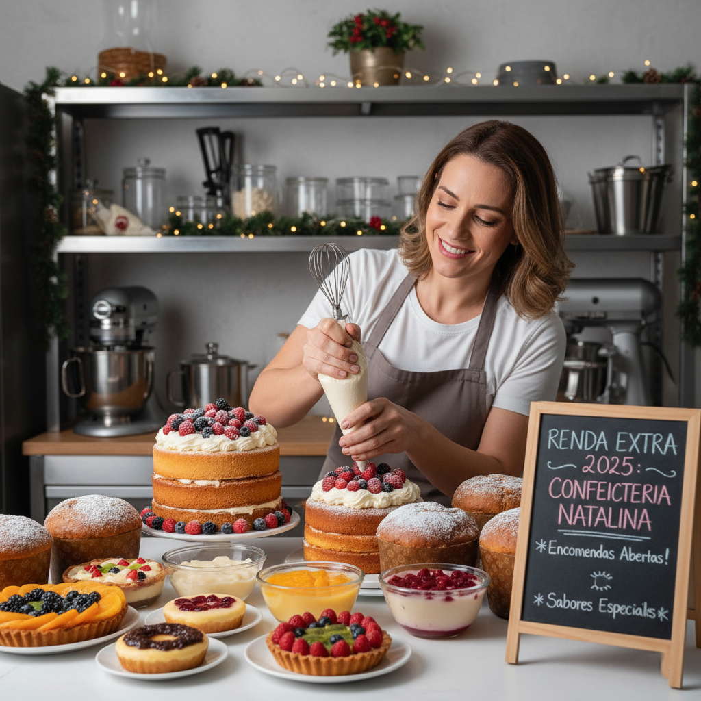 Confeitaria pra renda extra com festas de fim de ano